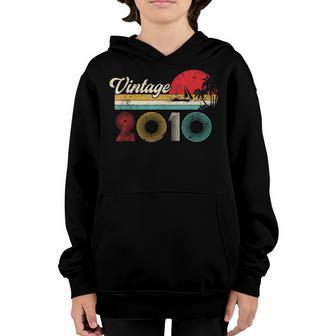 12Th Birthday Gift Boys Girls Vintage 2010 12 Year Old Retro Youth Hoodie - Thegiftio UK