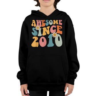 12Th Birthday Gifts Awesome Since 2010 12 Years Old Boy Girl Youth Hoodie - Thegiftio UK