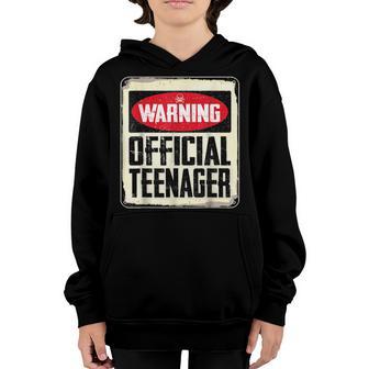 13 Year Old Gift Boys Girls 13Th Birthday Official Nager Youth Hoodie - Thegiftio UK