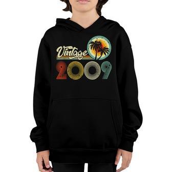 13 Year Old Gift Boys Girls Vintage 2009 13Th Birthday Retro Youth Hoodie - Thegiftio UK