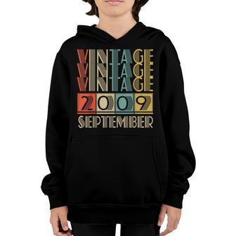 13 Year Old Gifts Vintage September 2009 13Th Birthday Boy Youth Hoodie - Thegiftio UK
