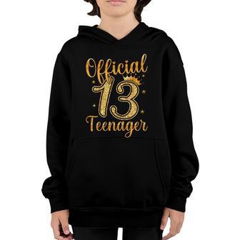 13Th Birthday Cool Gift For Girls 13 Years Teen Teenager Birthday Gift Youth Hoodie - Thegiftio UK