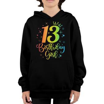 14 Years Old Gift 14Th Birthday Girl 14 Year Of Being Youth Hoodie - Thegiftio UK