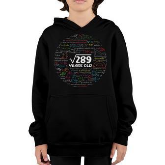17 Year Old Gift Boys Girls Nager 17Th Birthday Gift Math Youth Hoodie - Thegiftio UK