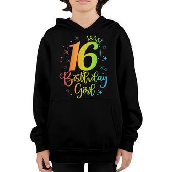 17 Years Old Gift 17Th Birthday Girl 17 Year Of Being Youth Hoodie - Thegiftio UK