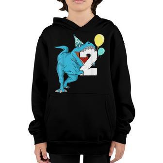 2 Year Old Gifts 2Nd Birthday Boy Rawr Im 2 T Rex Dinosaur Youth Hoodie - Thegiftio UK
