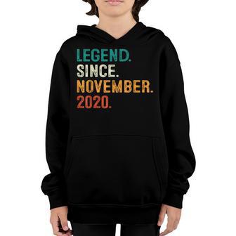 2 Years Old Gift 2Nd Birthday Boy Legend Since November 2020 Youth Hoodie - Thegiftio UK