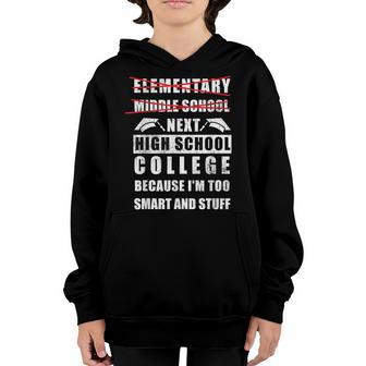 2022 Junior High Graduation Funny Middle School Graduation Youth Hoodie - Thegiftio UK