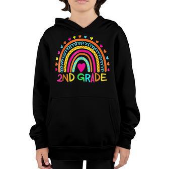 2Nd Grade Back To School Happy First Day Of 2Nd Grade Youth Hoodie - Thegiftio UK