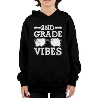 2Nd Grade Vibes Back To School First Day Teacher Youth Hoodie - Thegiftio UK
