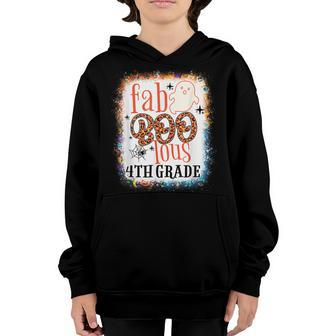 4Th Grade Boo Crew Fourth Grade Teacher Students Halloween V2 Youth Hoodie - Seseable