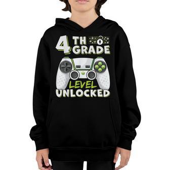 4Th Grade Boy Boys Funny Fourth Grade First Day Of School Youth Hoodie - Thegiftio UK