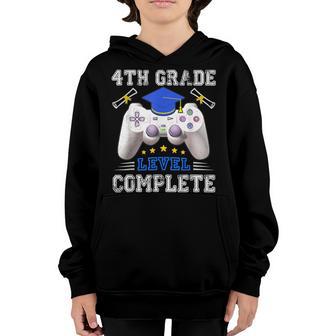 4Th Grade Level Complete Gamer Class Of 2022 Graduation Youth Hoodie - Thegiftio UK