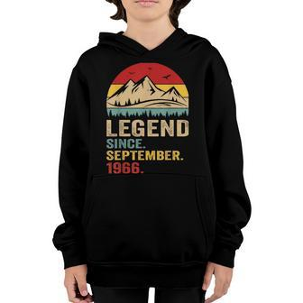 56Th Birthday Gift 56 Year Old Boy Awesome Since September V10 Youth Hoodie - Thegiftio UK