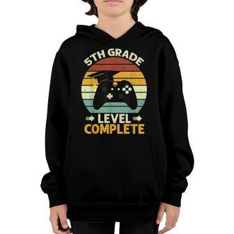 5Th Grade Gamer Graduate Graduation 2022 Vintage Youth Hoodie - Thegiftio UK