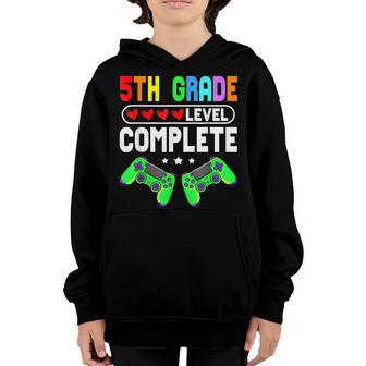 5Th Grade Graduation Level Complete Gamer Class Of 2022 Youth Hoodie - Thegiftio UK