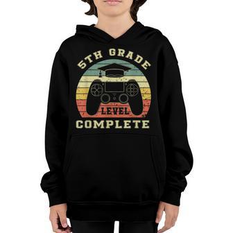 5Th Grade Level Complete Class Of 2022 Graduation Gift Youth Hoodie - Thegiftio UK