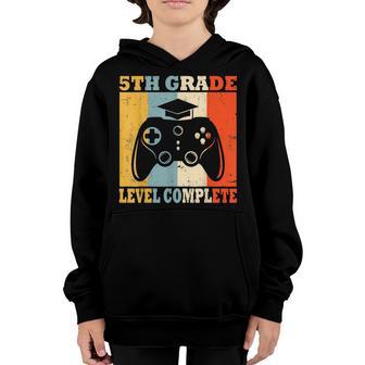 5Th Grade Level Complete Gamer Class Of 2022 Graduation V4 Youth Hoodie - Thegiftio UK