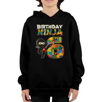 6 Year Old Boy Ninja Party Favors Ninja Birthday Party Youth Hoodie - Thegiftio UK