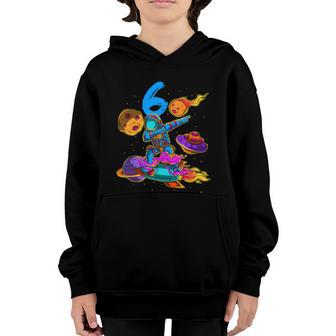 6 Years Old Birthday Boy Gift Astronaut In Space 6Th Birthday Gift Graphic Design Printed Casual Daily Basic Youth Hoodie - Thegiftio UK