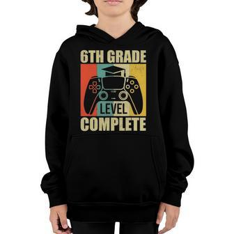 6Th Grade Level Complete Gamer S Boys Kids Graduation Youth Hoodie