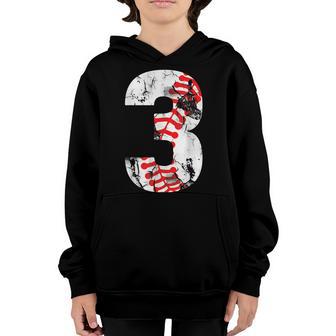 7 Scal4 Birthday Gift Number Years Old Baseball Boy Kid Youth Hoodie - Thegiftio UK