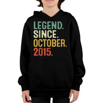 7 Year Old Legend Since October 2015 7Th Birthday Boy Youth Hoodie - Thegiftio UK