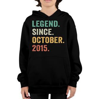 7 Years Old Gifts 7Th Birthday Boy Legend Since October 2015 V4 Youth Hoodie - Thegiftio UK