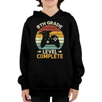 8Th Grade Gamer Graduate Graduation 2022 Vintage Youth Hoodie - Thegiftio UK