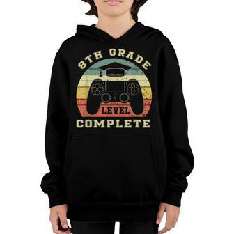 8Th Grade Level Complete Class Of 2022 Graduation Gift Youth Hoodie - Thegiftio UK