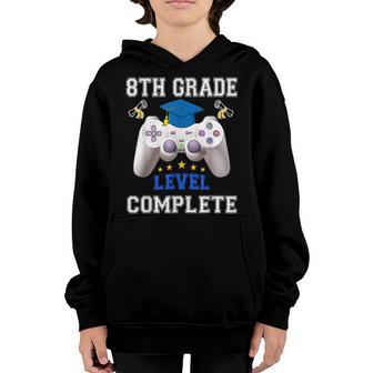 8Th Grade Level Complete Gamer Class Of 2022 Graduation V5 Youth Hoodie - Thegiftio UK