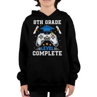 8Th Grade Level Complete Gamer Class Of 2022 Graduation V9 Youth Hoodie - Thegiftio UK
