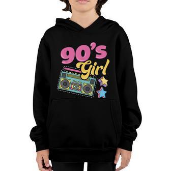 90S Party 90S Girl Party Outfit Costume Vintage Retro Youth Hoodie - Thegiftio UK
