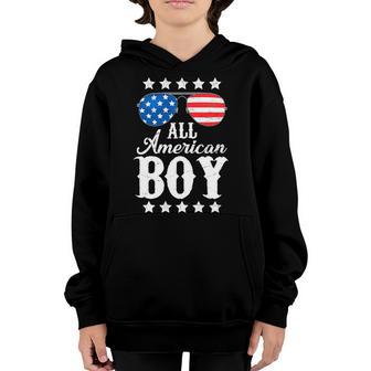 All American Boy T-Shirt Graphic Design Printed Casual Daily Basic Youth Hoodie - Thegiftio UK