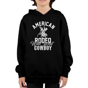 American Rodeo Wild West Cowboy Western Howdy Gift Graphic Design Printed Casual Daily Basic Youth Hoodie - Thegiftio UK
