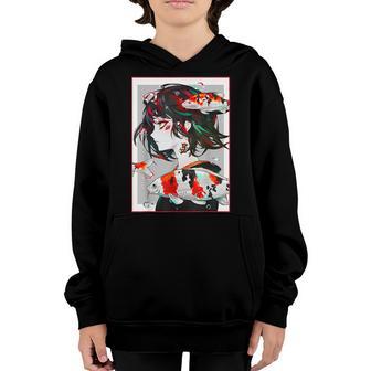 Anime Girl Japanese Aesthetic Anime Otaku Anime Gifts Youth Hoodie - Thegiftio UK