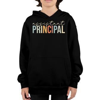 Assistant Principal Funny Job Title School Worker Youth Hoodie - Thegiftio UK