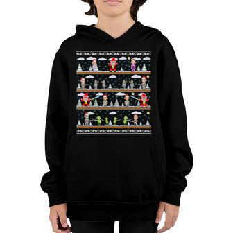Attack Of Christmas Gamer Ugly Christmas Sweater Graphic Design Printed Casual Daily Basic Youth Hoodie - Thegiftio UK