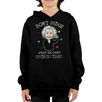 Autism Awareness Men Women Kids Teacher Accept Dont Judge Youth Hoodie - Thegiftio UK