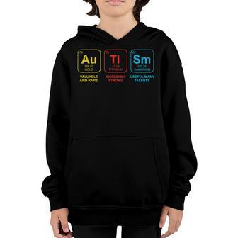 Autism Awareness Women Men Kids Elements Periodic Table Asd Youth Hoodie - Thegiftio UK