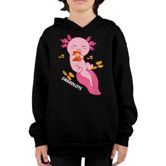 Axolotl Lover Snaxolotl Kawaii Axolotl Food Sweets Kid Girl Youth Hoodie - Thegiftio UK