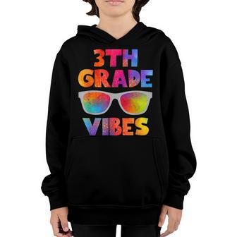 Back To School 3Rd Grade Vibes Kids Teacher Student Youth Hoodie - Seseable