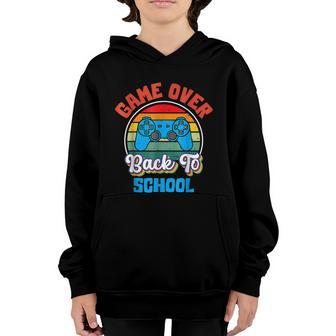 Back To School Funny Game Over Teacher Student Controller Graphic Design Printed Casual Daily Basic Youth Hoodie - Thegiftio UK