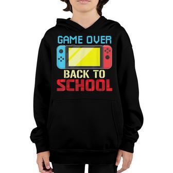 Back To School Funny Game Over Teacher Student Controller Youth Hoodie - Thegiftio UK