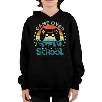 Back To School Funny Game Over Teacher Student Controller Youth Hoodie - Thegiftio UK