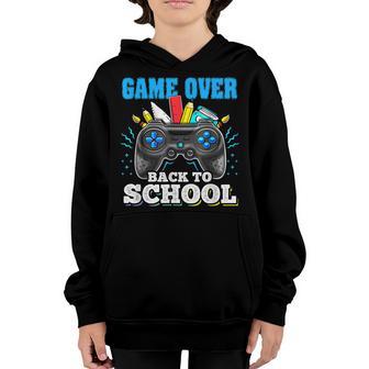 Back To School Funny Game Over Teacher Student Controller Youth Hoodie - Thegiftio UK