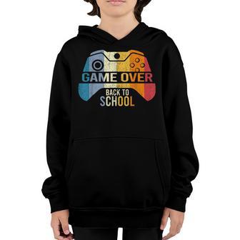 Back To School Funny Game Over Teachers & Students Youth Hoodie - Thegiftio UK