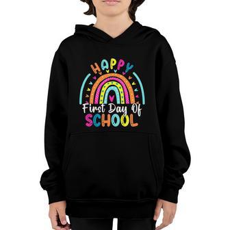 Back To School Funny Happy First Day Of School Graphic Design Printed Casual Daily Basic Youth Hoodie - Thegiftio UK