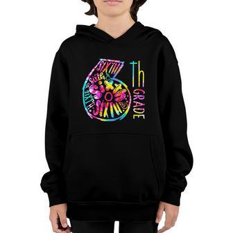 Back To School Funny Hello Sixth Grade Squad Youth Hoodie - Thegiftio UK