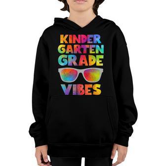 Back To School Kindergarten Grade Vibes Kids Teacher Student Youth Hoodie - Seseable